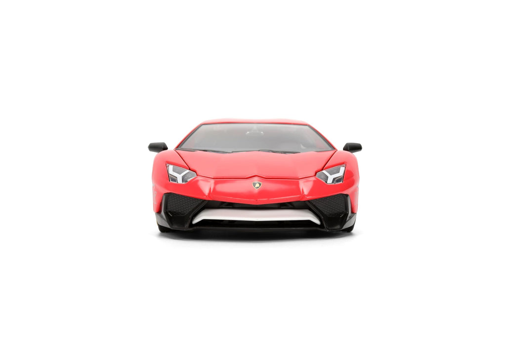 Jada Sonic Knuckles with Lamborghini Aventador SV – Hollywood Rides Die-Cast Vehicle & Knuckles Figure Toys – Opening Doors & Hood – Ages 8+