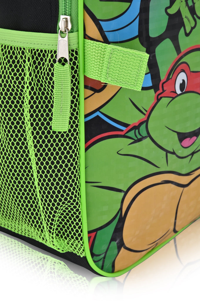 Teenage Mutant Ninja Turtles Fast Forward 16" Backpacks With Lunch Bag - Licensed Characters Kids Schoolbag