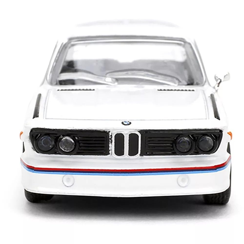 Jada Majorette Collection – 1975 BMW 3.0 CSL 1:64 Die-Cast Model Car with Rubber Tires & Display Case, for Collectors & Adults