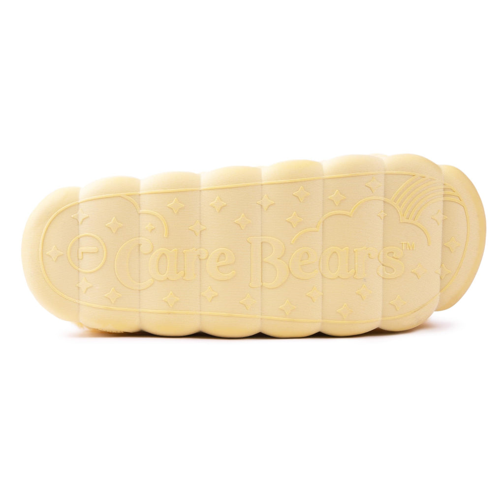 Care Bears Unisex Cozy Plush Memory Foam Indoor Outdoor Soled Slipper in Sizes S-XL, Cheer Bear-Pink Terry Clog, Large Women