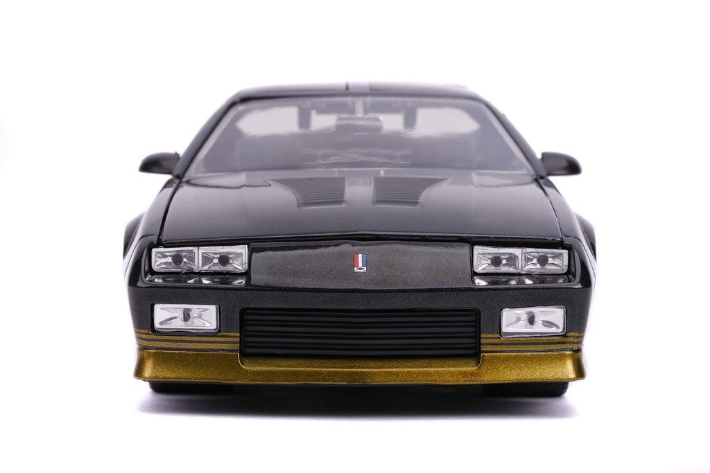 Jada Toys Big TIME Muscle 1985 Chevy Camaro 1:24 Scale DIECAST CAR Black with Gold Trim (31457)