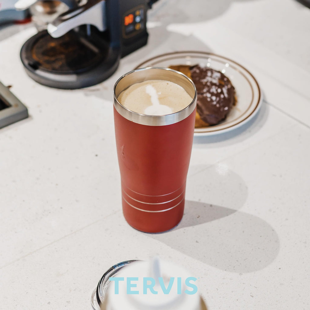 Tervis Traveler Peanuts Charlie Stripe Triple Walled Insulated Tumbler Travel Cup Keeps Drinks Cold & Hot, 20oz, Stainless Steel