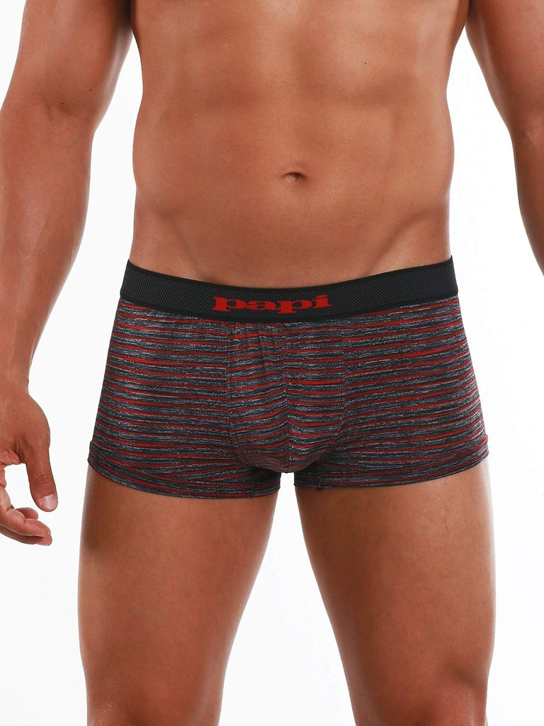 papi Men's Brazilian Cool Trunk Boxer Briefs Pack of 2 Comfort Fitting Underwear