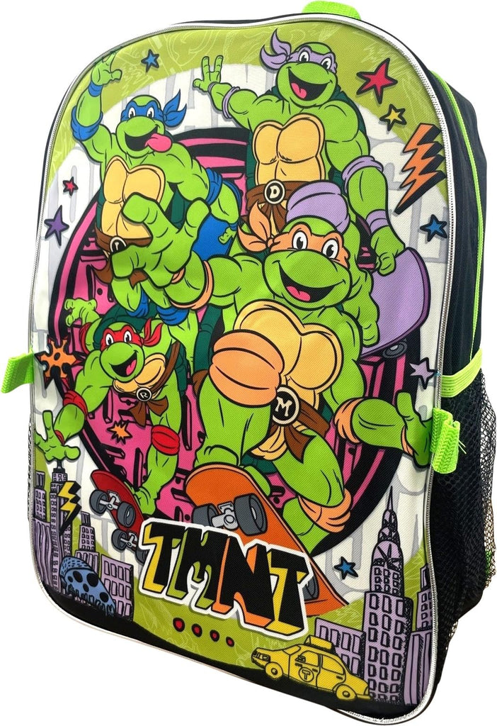 Ruz Teenage Mutant Ninja Turtles Kid's 16 Inch Backpack With Removable Lunch Box Set (Ninja-TMNT)