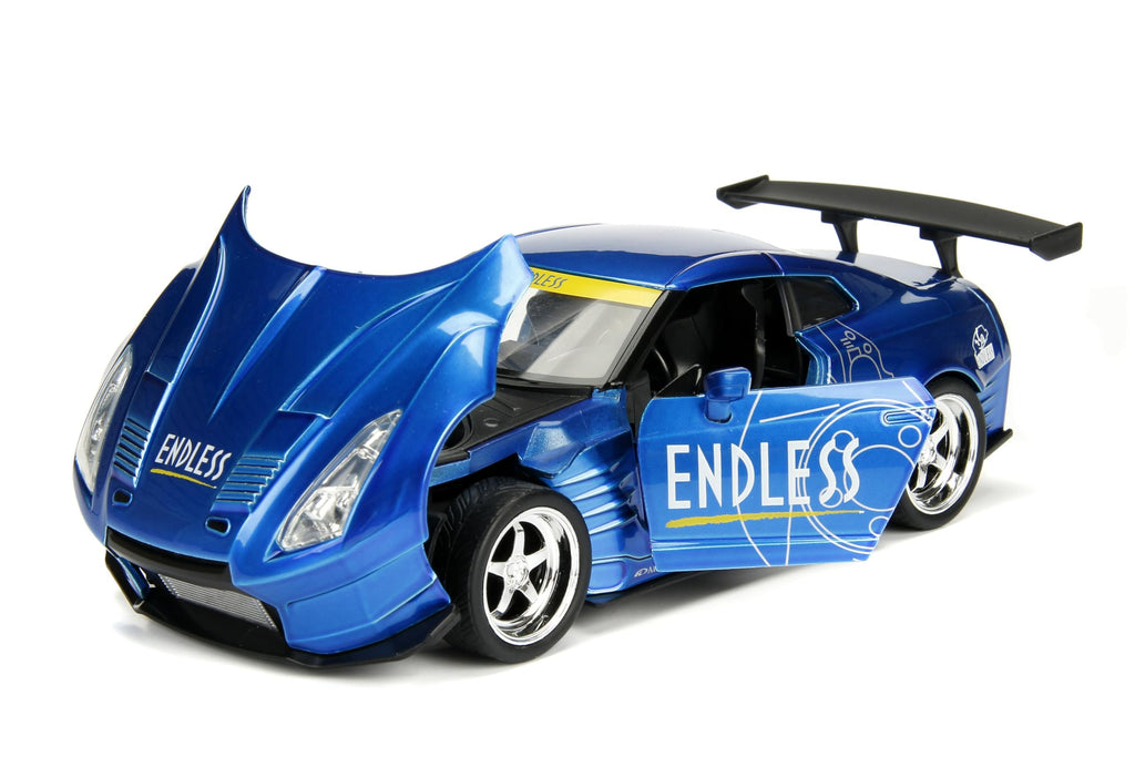 Jada Toys JDM Tuners 1:24 2009 Nissan GT-R R35 Ben Sopra Die-cast Car - Opening Doors, Hood, Trunk, Rubber Tires
