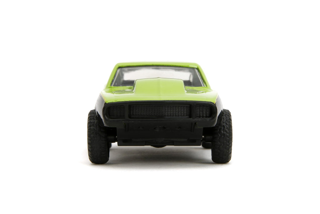Jada Toys – Hollywood Rides TMNT 1967 Off-Road Chevrolet Camaro – Die-Cast Model Car – Opening Doors, Detailed Interior – 1:32 Scale Collectible – Age 8+, Green & Black (Iconic)