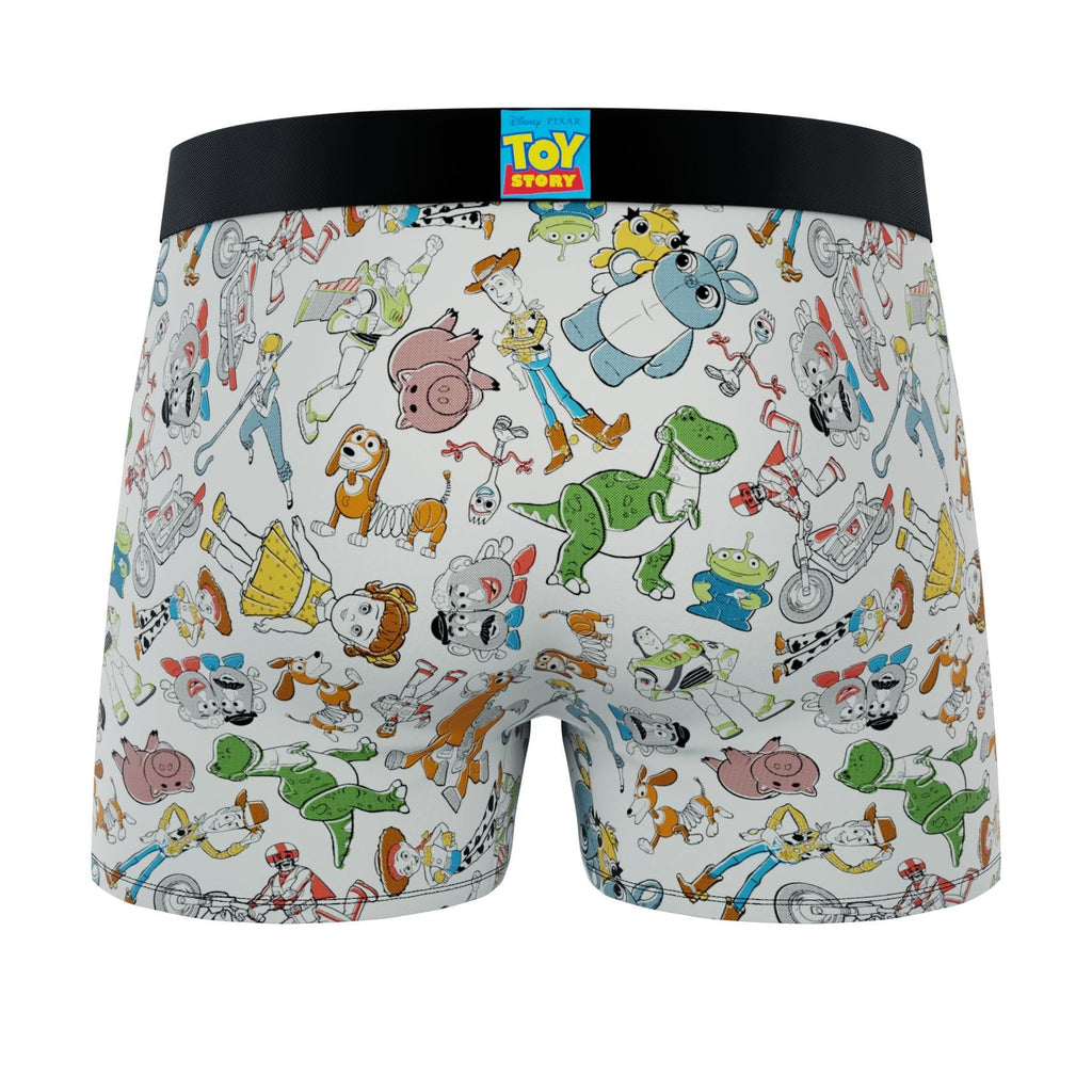 CRAZYBOXER Men's Underwear Toy Story Comfortable Freedom of movement Boxer Brief Resistant (3 PACK)