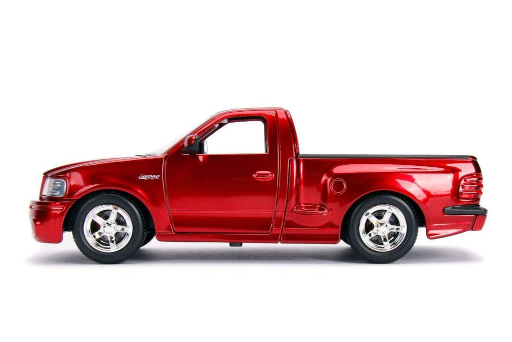 Jada 1:24 W/B - Metals - Just Trucks - 1999 Ford F-150 SVT Lightning (Candy Red)
