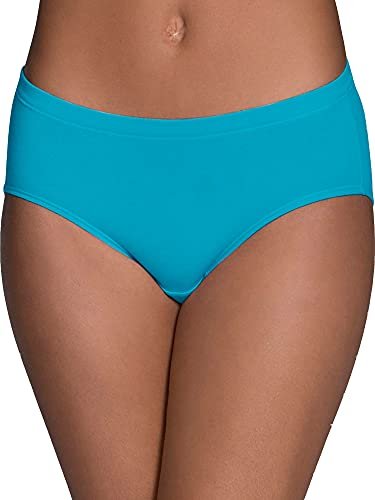 Fruit of the Loom Women's Underwear Breathable Panties (Regular & Plus Size), Hipster - Cotton Mesh - 8 Pack, 5
