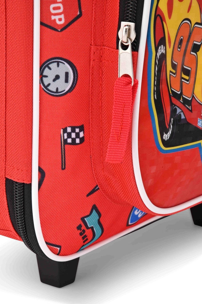 Cars 16" Fast Forward Cars Luggage 16" Soft Side Wheeled Pilot Case- Rolling Suitcase 16x12x5