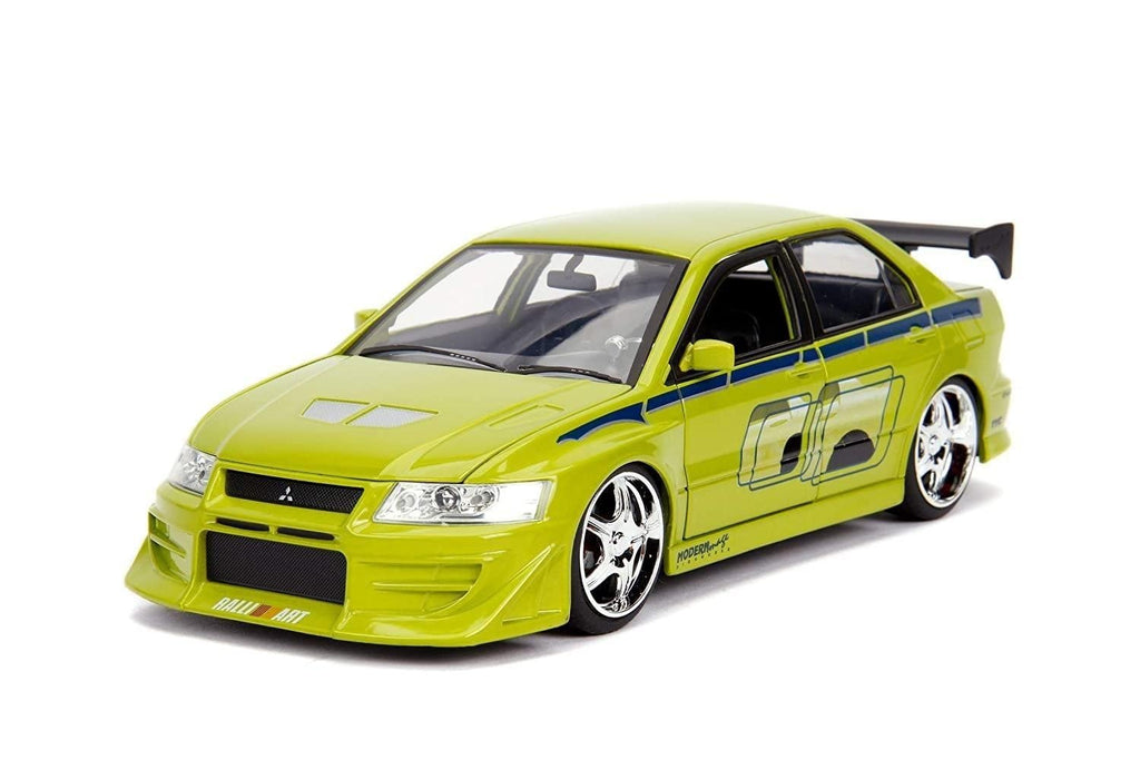 Jada Toys Fast & Furious 1:32 Brian's 2002 Mitsubishi Lancer Evo Die-cast Car, Toys for Kids and Adults