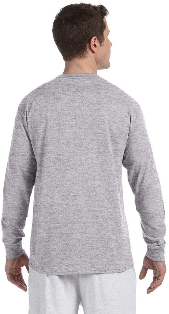 Champion Men's Long Sleeve Crew Neck Tagless T-Shirt