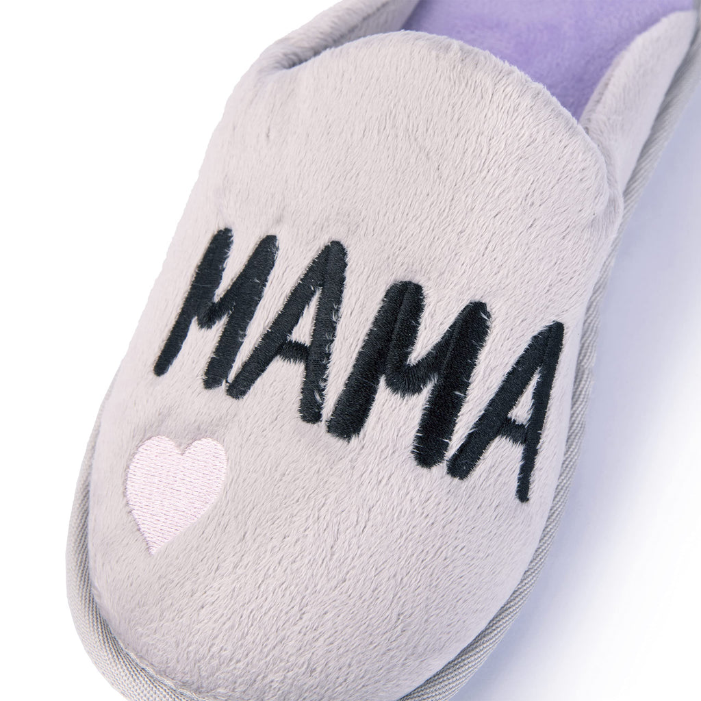 Handcraft Staycation NYC Ladies Funny Quote Scuff Slipper, Plush Non Slip House Slippers for Women, Comfy Soft Sole Bedroom Shoes
