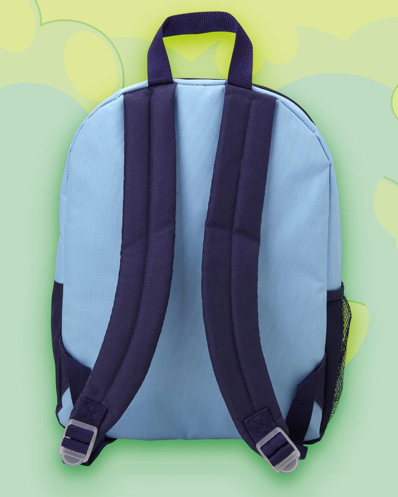 Fast Forward Bluey Blue Round Lunch Backpack and Lunch Box Set - 2 Piece 15 Inch