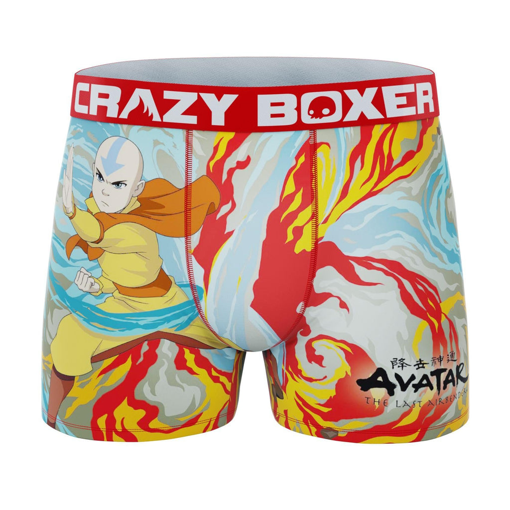 CRAZYBOXER Men's Underwear Avatar Stretch Lightweight Boxer Brief Comfortable (3 PACK)