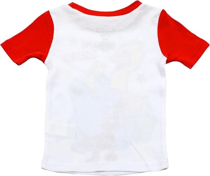 Centric Brands Sesame Street 4-Piece Pajama Set with Elmo, Cookie Monster, Oscar & Big Bird – Baby Sizes 12M–24M