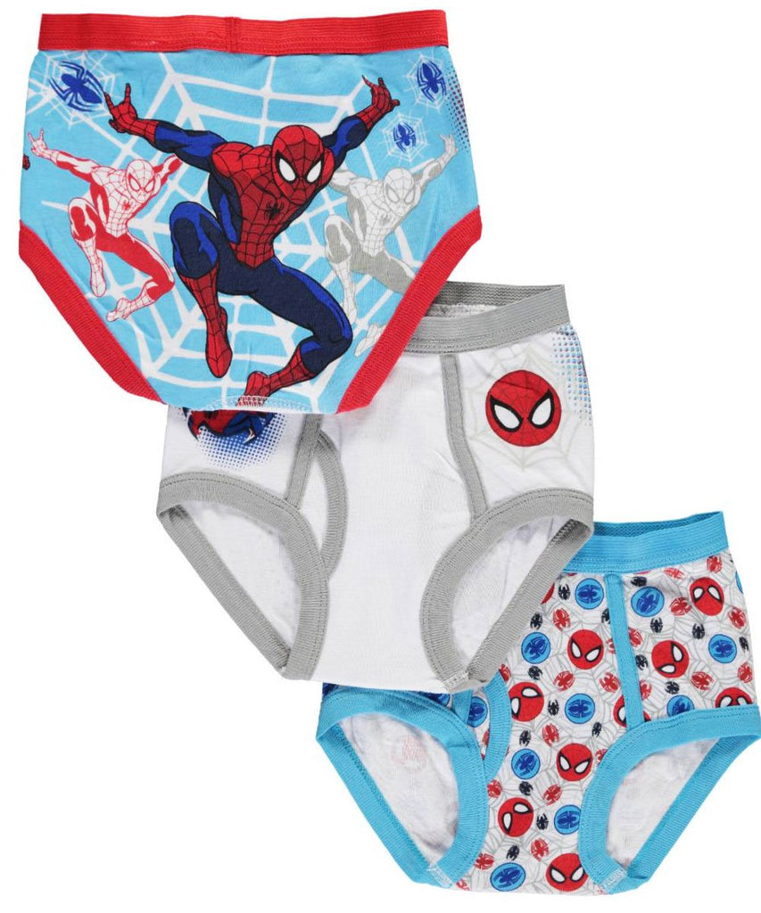 Spider-Man Little Boys' Toddler "Web Head" 3-Pack Briefs - red/multi, 2t - 3t