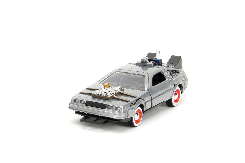 Back to The Future 1:32 Time Machine 3-Pack Die-Cast Cars, Toys for Kids and Adults