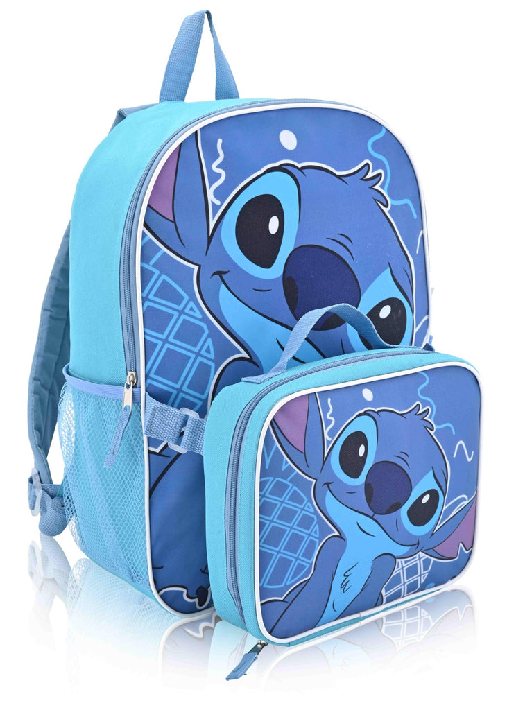 Fast Forward Minnie Mouse 16" Backpacks With Lunch Bag - Licensed Characters Kids Schoolbag