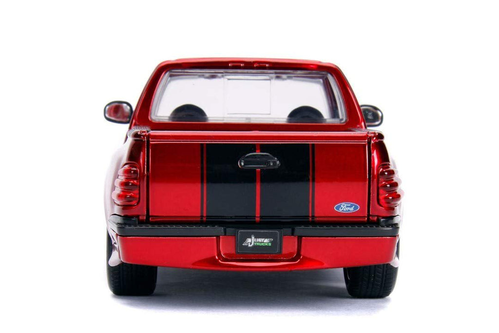 Jada 1:24 W/B - Metals - Just Trucks - 1999 Ford F-150 SVT Lightning (Candy Red)