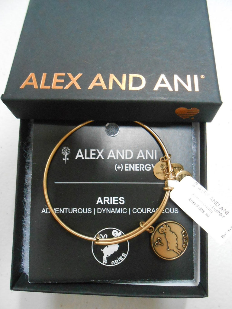 Alex and Ani Zodiac II Expandable Wire Bangle Bracelet