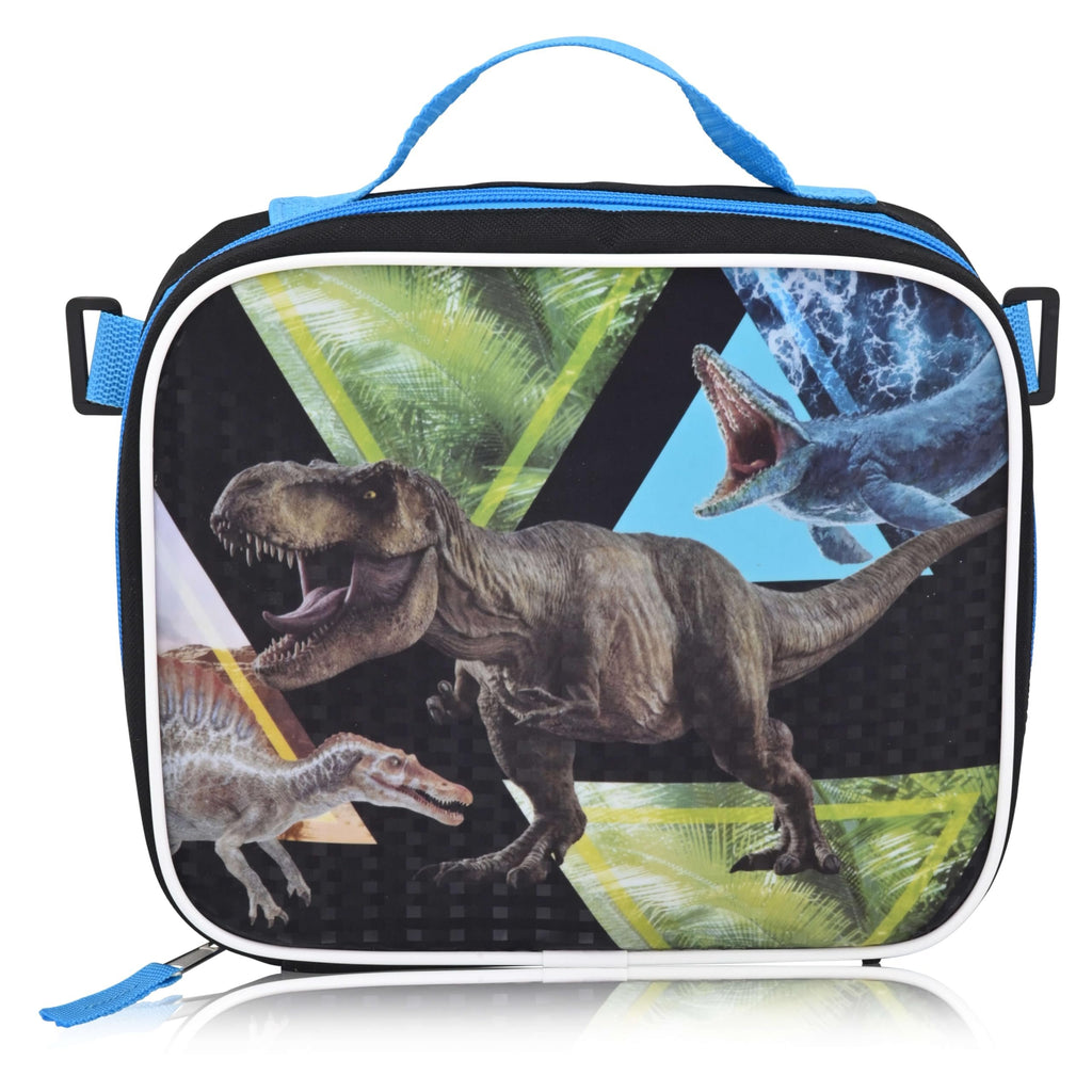Fast Forward Jurassic Park 16" Backpacks With Lunch Bag - Licensed Characters Kids Schoolbag