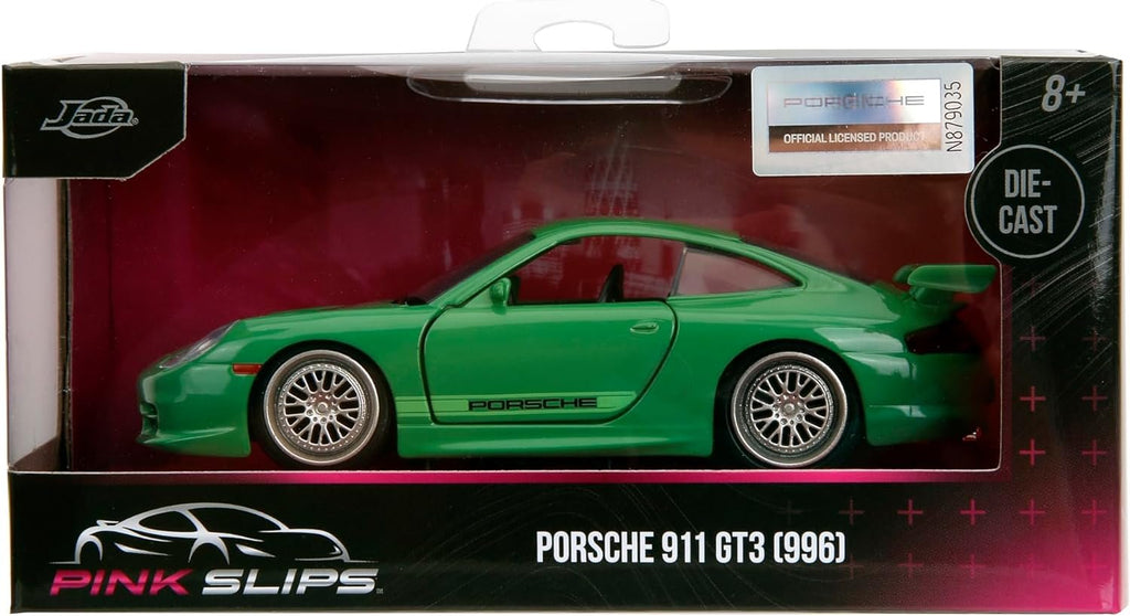 Pink Slips 1:32 Porsche 911 Die-Cast Car, Toys for Kids and Adults