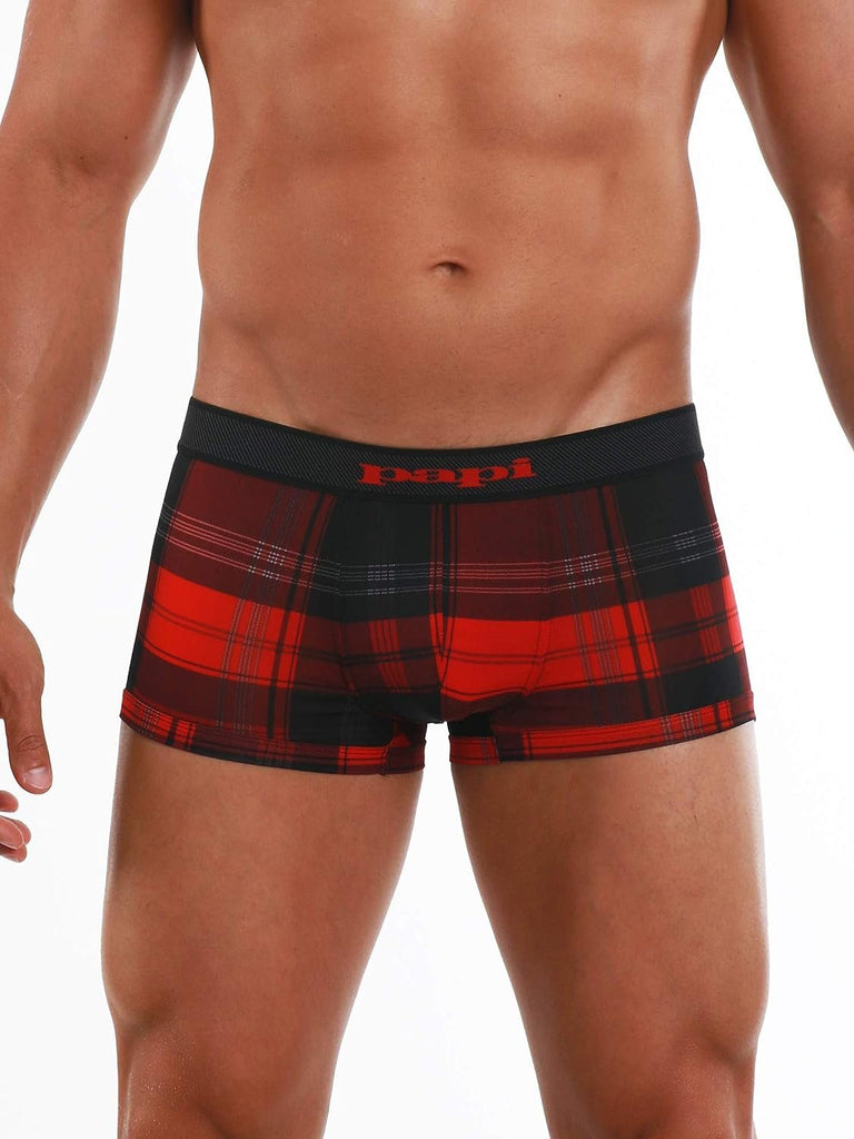 papi Men's Brazilian Cool Trunk Boxer Briefs Pack of 2 Comfort Fitting Underwear