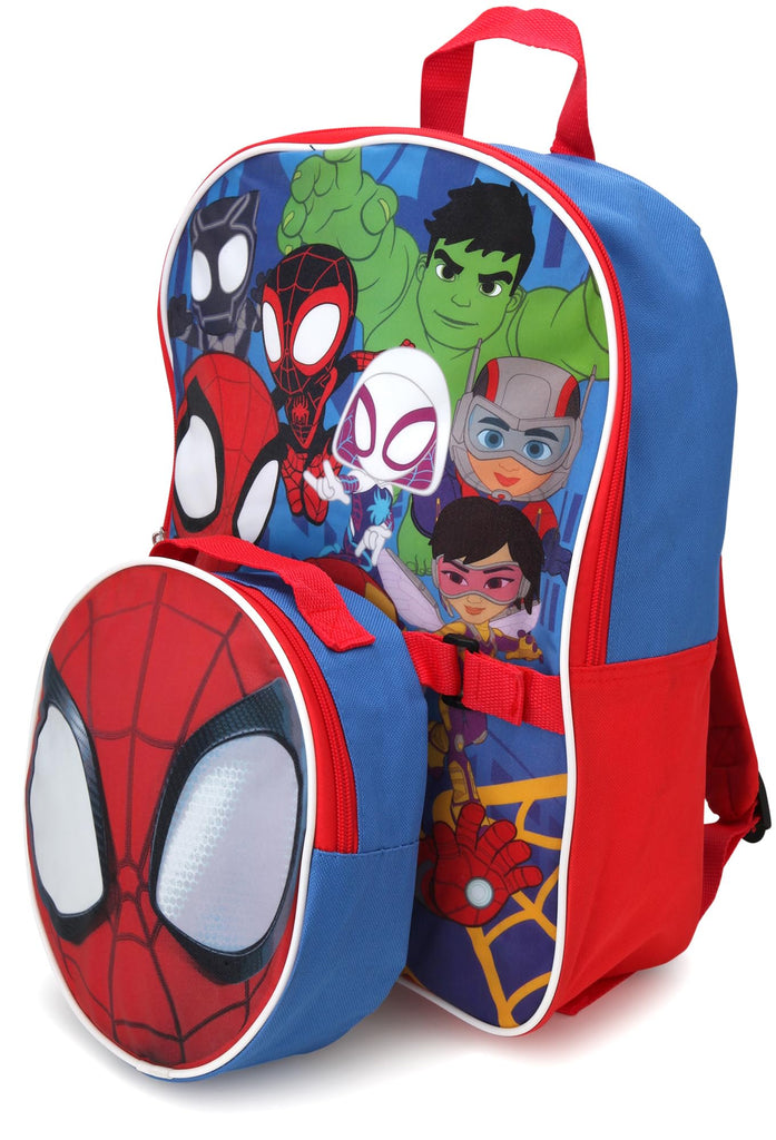 Fast Forward Disney Princess Girls Backpack and Lunch Box Set - 2 Piece 15 Inch School Backpack With Detachable Lunch Bag Set