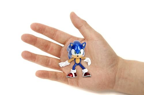 Jada Metalfigs Sonic The Hedgehog 4-Pack, Sonic, Tails, Knuckles, Shadow, 2.5” Die-Cast Figures - Wave 1, Ages 8+