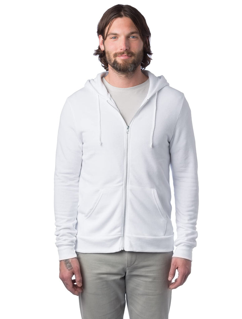 Alternative Apparel All Gender Hoodie Adult's Rocky Eco-Fleece Zip Sweatshirt