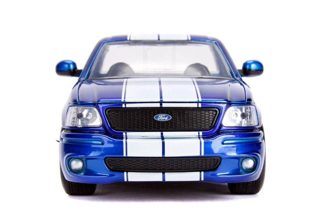 JADA 1:24 W/B - Metals - Just Trucks - 1999 Ford F-150 SVT Lightning (Candy Blue)