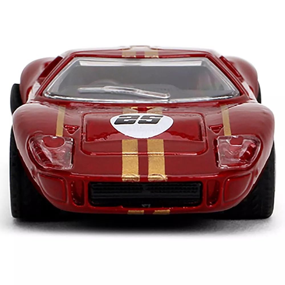 Jada Majorette Collection – 1965 Ford GT40 MK1 1:64 Die-Cast Model Car with Rubber Tires & Display Case, for Collectors & Adults