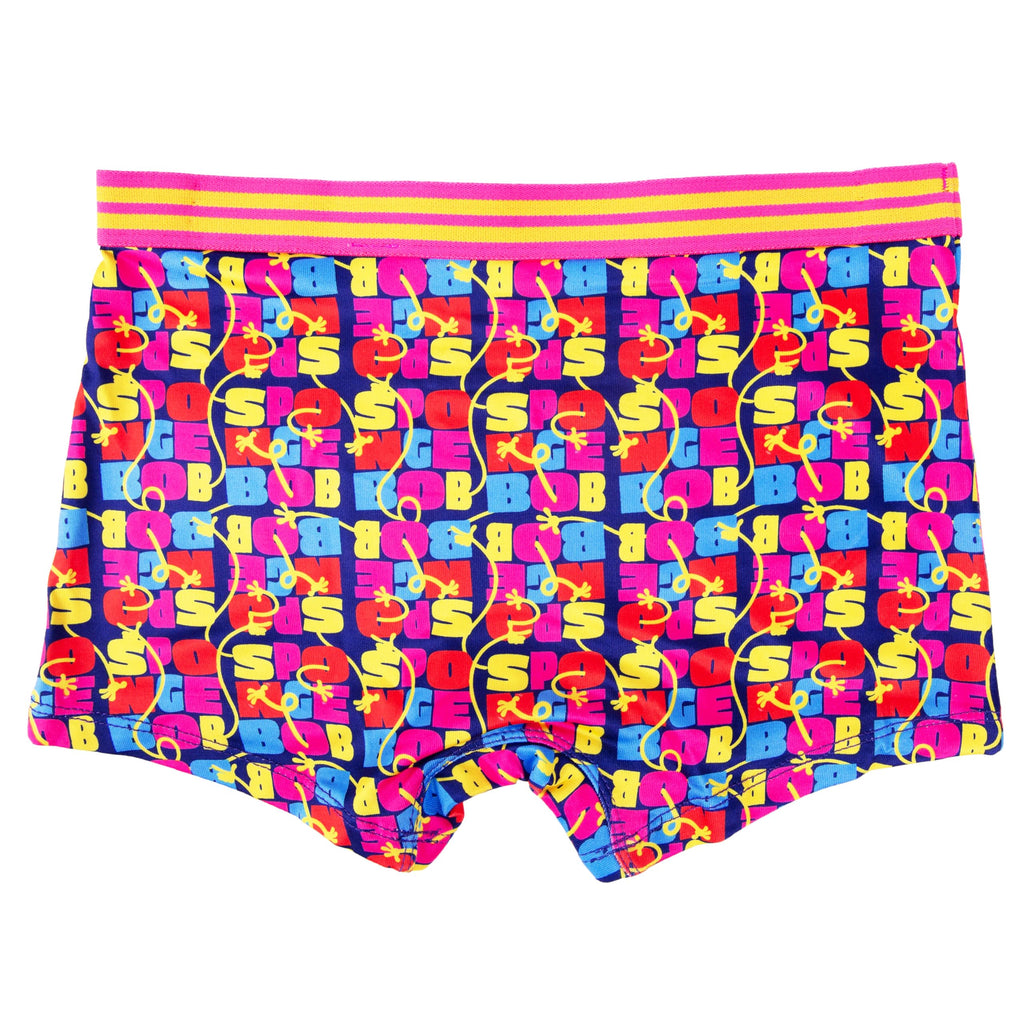 SPONGEBOB SQUAREPANTS girls Exclusive 4-pack Girl Short Underwear in Sizes 4, 6, 8 and 10