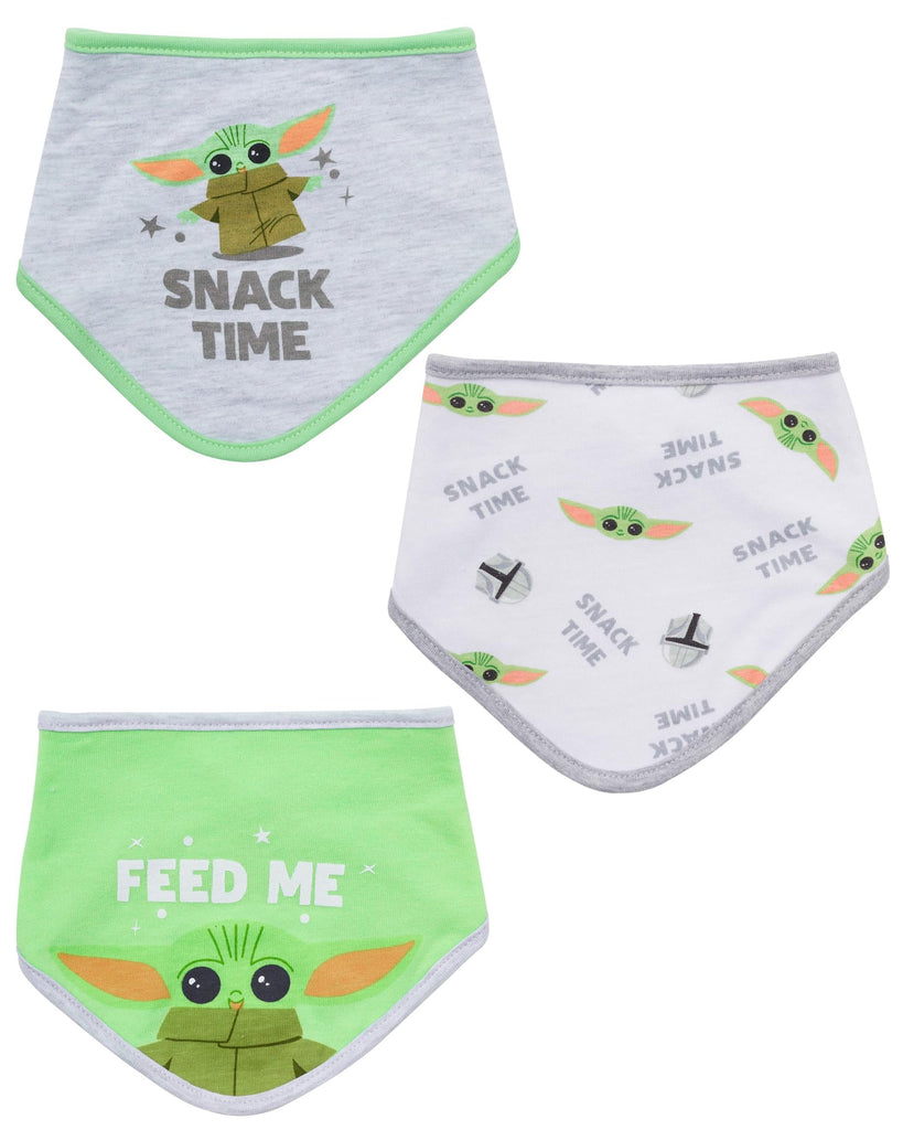 STAR WARS Baby Boys' Bandana Bibs 3 Pack Set for Feeding, Teething, and Drooling Darth Vader Chewbacca R2-D2