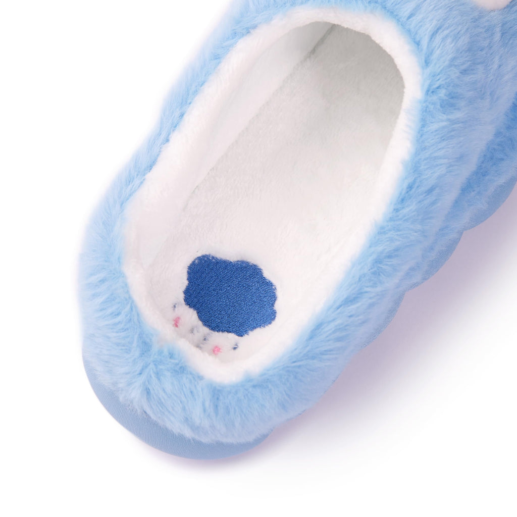 Care Bears Unisex Cozy Plush Memory Foam Indoor Outdoor Soled Slipper in Sizes S-XL, Cheer Bear-Pink Terry Clog, Large Women