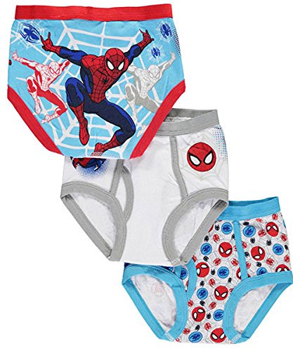 Spider-Man Little Boys' Toddler "Web Head" 3-Pack Briefs - red/multi, 2t - 3t