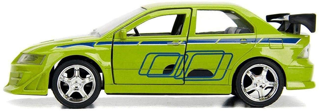 Jada Toys Fast & Furious 1:32 Brian's 2002 Mitsubishi Lancer Evo Die-cast Car, Toys for Kids and Adults