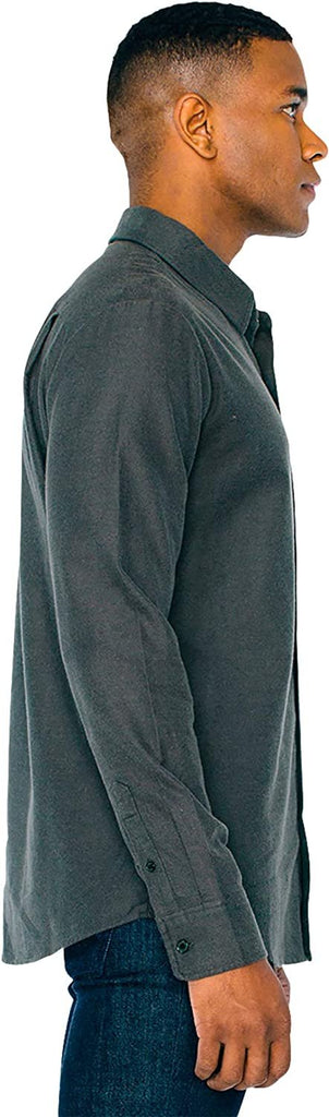 American Apparel Men's Flannel Long Sleeve Classic Shirt