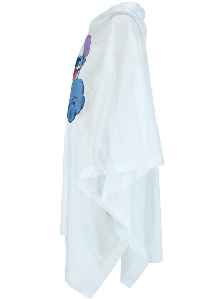 Disney Youth Happy Stitch Rain Poncho Clear