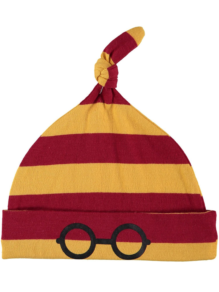 Harry Potter Baby Boys Clothes Set with Baby Bodysuit, Pants, and Cap - Baby Boy Clothes (White/Red/Orange, 3-6M)