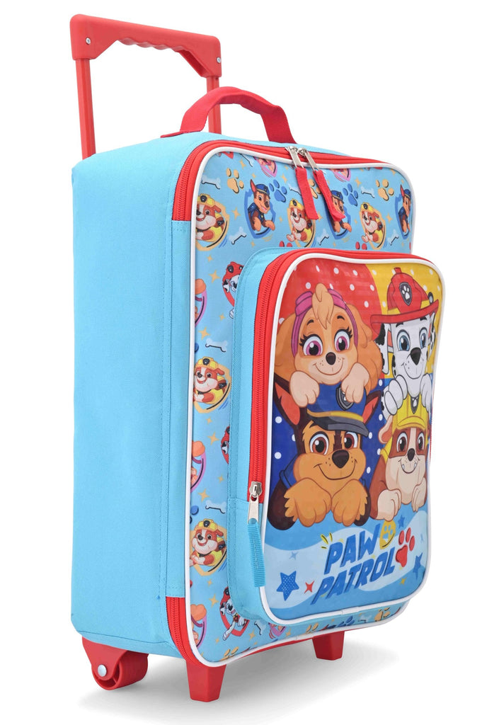 Fast Forward Paw Patrol Luggage 16" Soft Side Wheeled Pilot Case- Rolling Suitcase 16x12x5