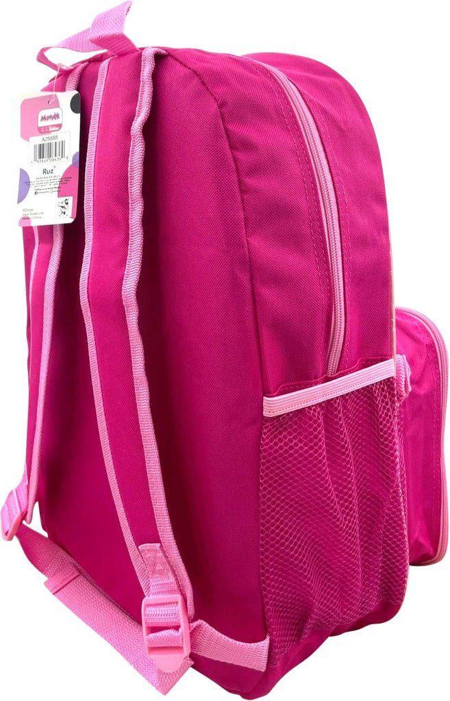 Disney Minnie Mouse 16 Inch Girl's Backpack With Removable Lunch Box Set