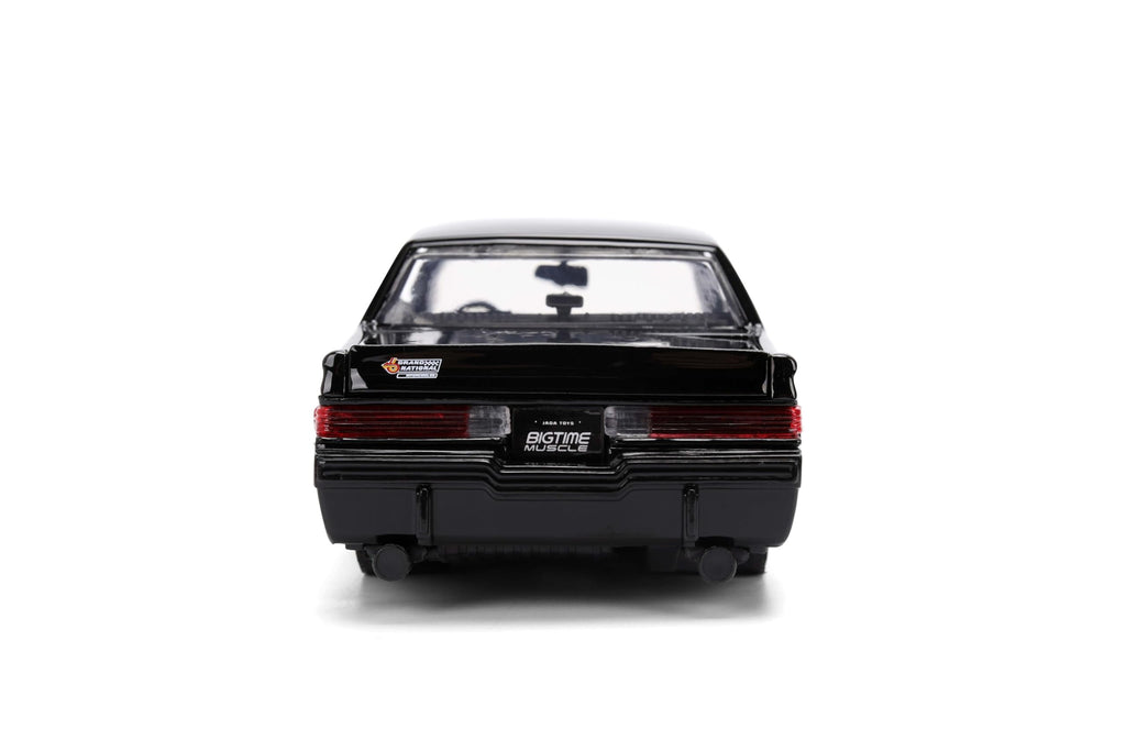 Jada Toys Bigtime Muscle 1:24 1987 Buick Grand National Die-cast Car – Opening Doors, Hood, Trunk, Rubber Tires(Glossy Black)
