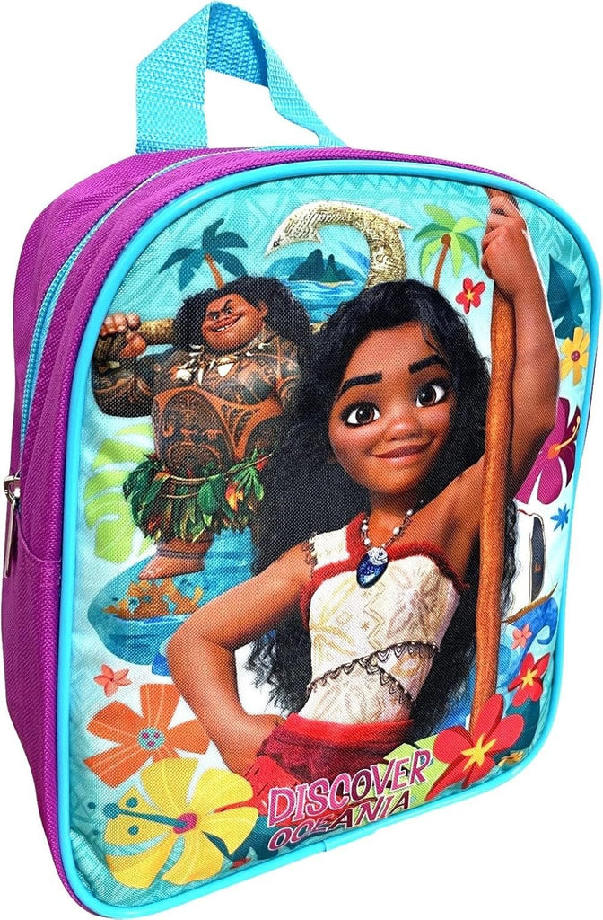 Disney Moana Kid's Licensed 10" Mini Backpack (Moana-Discover)