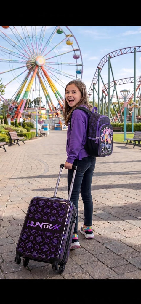 Sonic the Hedgehog Kids Luggage and Backpack Set - 18" Luggage Suitcase With Wheels, 13.75" Backpack