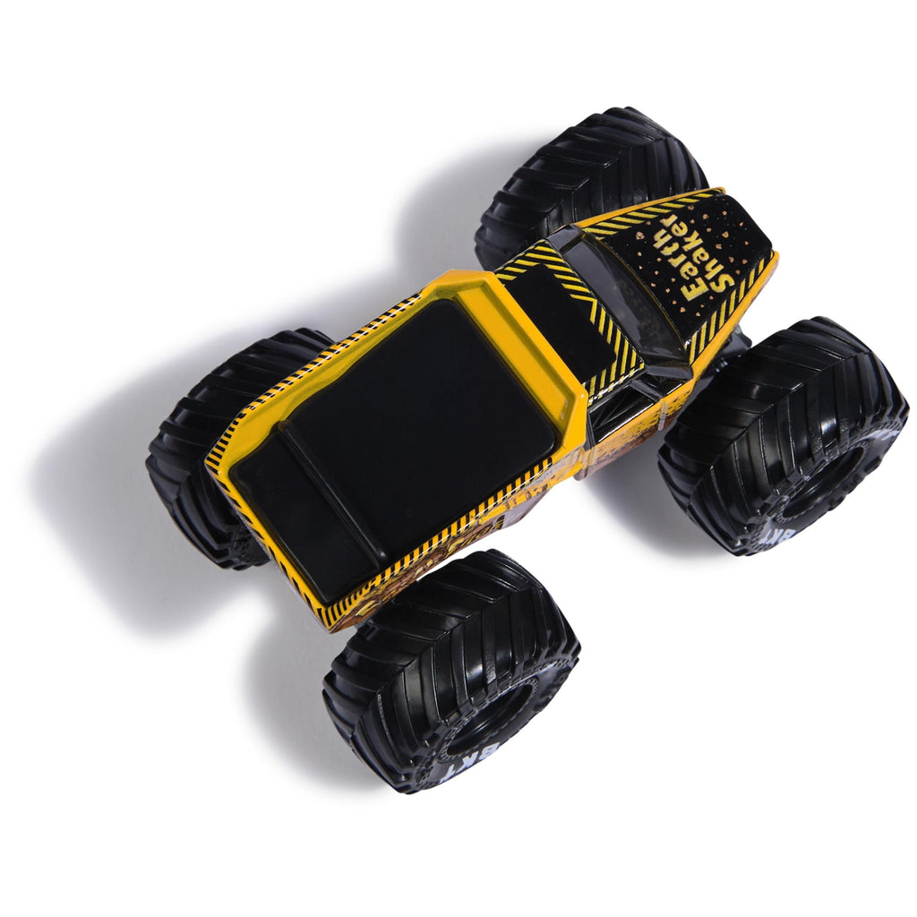 Monster Jam, Official Earth Shaker Monster Truck, Die-Cast Vehicle, 1:64 Scale, Kids Toys for Boys Ages 3 and up
