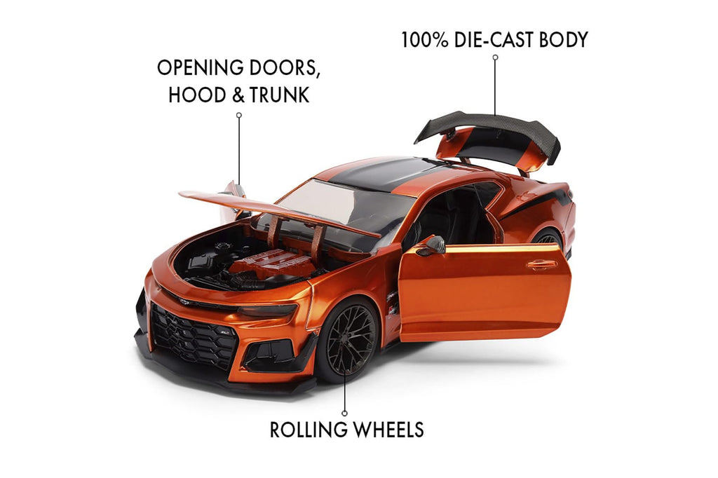 Jada 2024 Chevy Camaro ZL1 1LE, Candy Copper/Bronze Toys 36596-1/24 Scale Diecast Model Car
