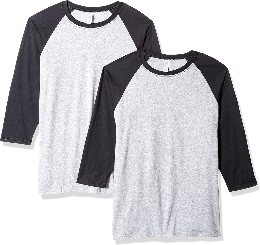 Jerzees Men's Tri-Blend Baseball Raglan (2-Pack)