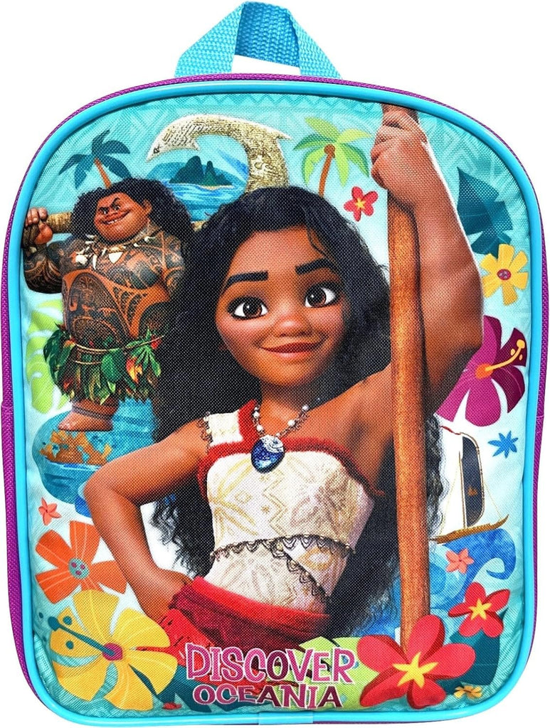 Disney Moana Kid's Licensed 10" Mini Backpack (Moana-Discover)